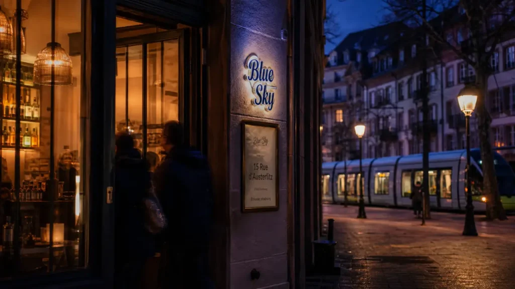 Blue Sky à Strasbourg, une adresse centrale pour les cocktails, les groupes et les soirées tardives