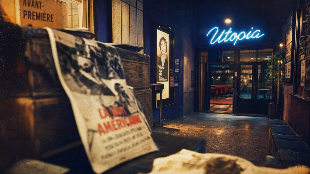 l utopia : hall de cinéma et affiches d’avant-premières