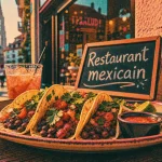 Restaurant mexicain strasbourg : tacos, salsa et cocktails sur table