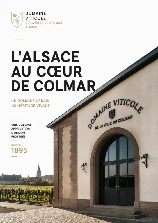 Domaine Viticole de la Ville de Colmar, caveau et vignoble en Alsace