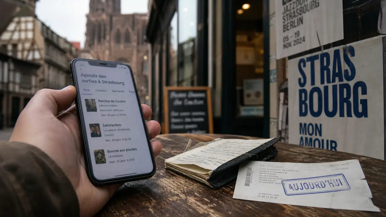 Journal des sorties strasbourg : quand sortir à Strasbourg aujourd’hui