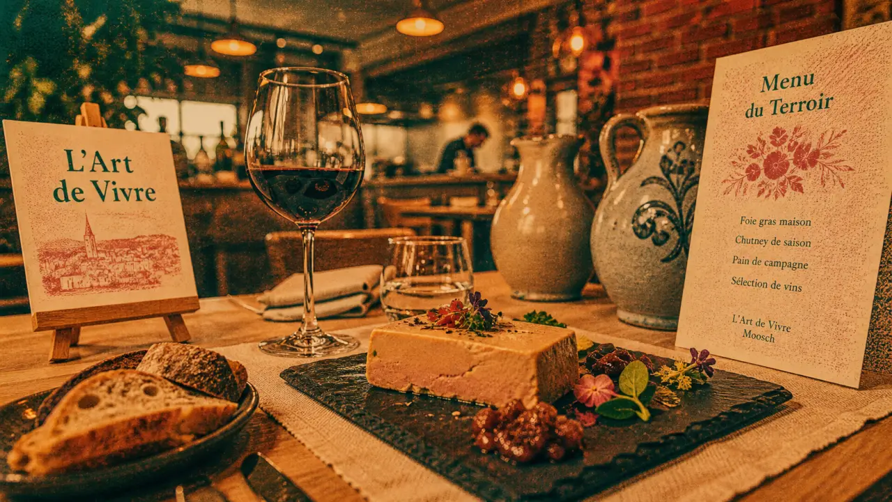 L art de vivre moosch : cuisine alsacienne à Moosch, foie gras maison