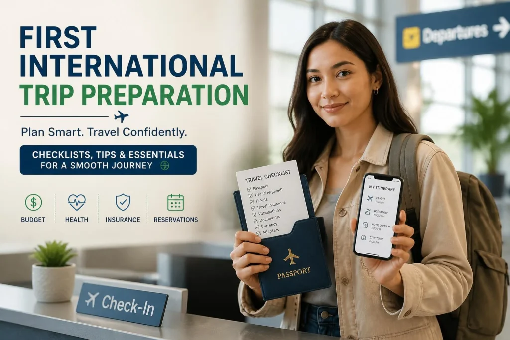 Premier voyage à l’étranger : passeport, budget, assurance, les vérifications qui évitent les mauvaises surprises