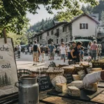 Que faire le 15 aout dans les Vosges : marché du 15 août à Xonrupt-Longemer, produits du terroir