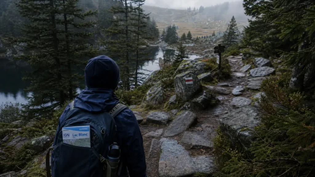 Randonnées lac blanc Vosges : sentier vers le Lac Blanc