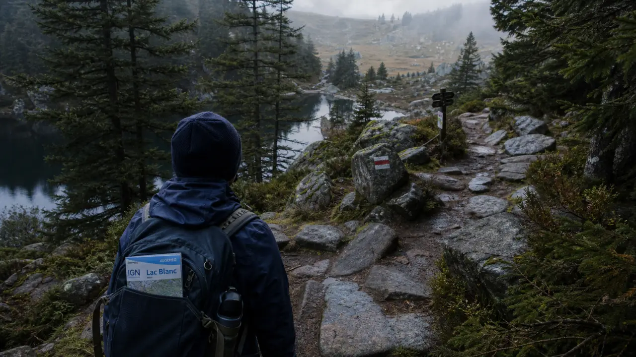 Randonnées lac blanc Vosges : sentier vers le Lac Blanc