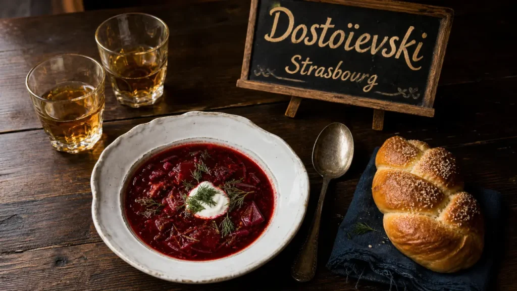 restaurant dostoievski strasbourg : bortsch et cuisine slave
