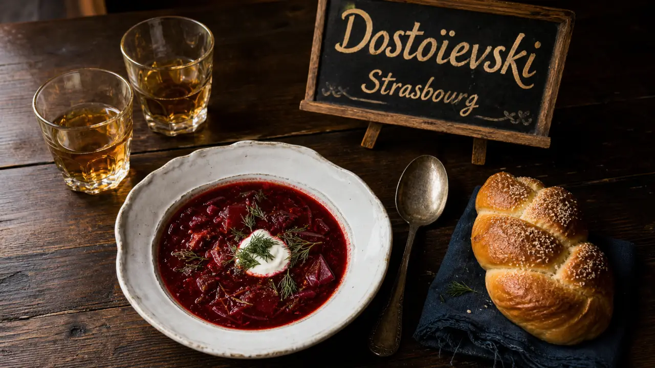 restaurant dostoievski strasbourg : bortsch et cuisine slave
