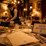 Restaurant saint sylvestre alsace, menu de réveillon en salle chaleureuse