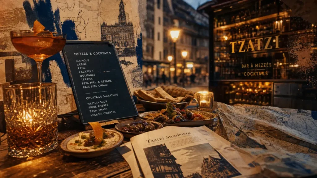 Tzatzi Strasbourg : adresse, contact et bar à mezzes & cocktails au centre-ville