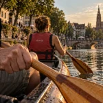Activités nautiques Strasbourg : kayak biplace sur l’Ill