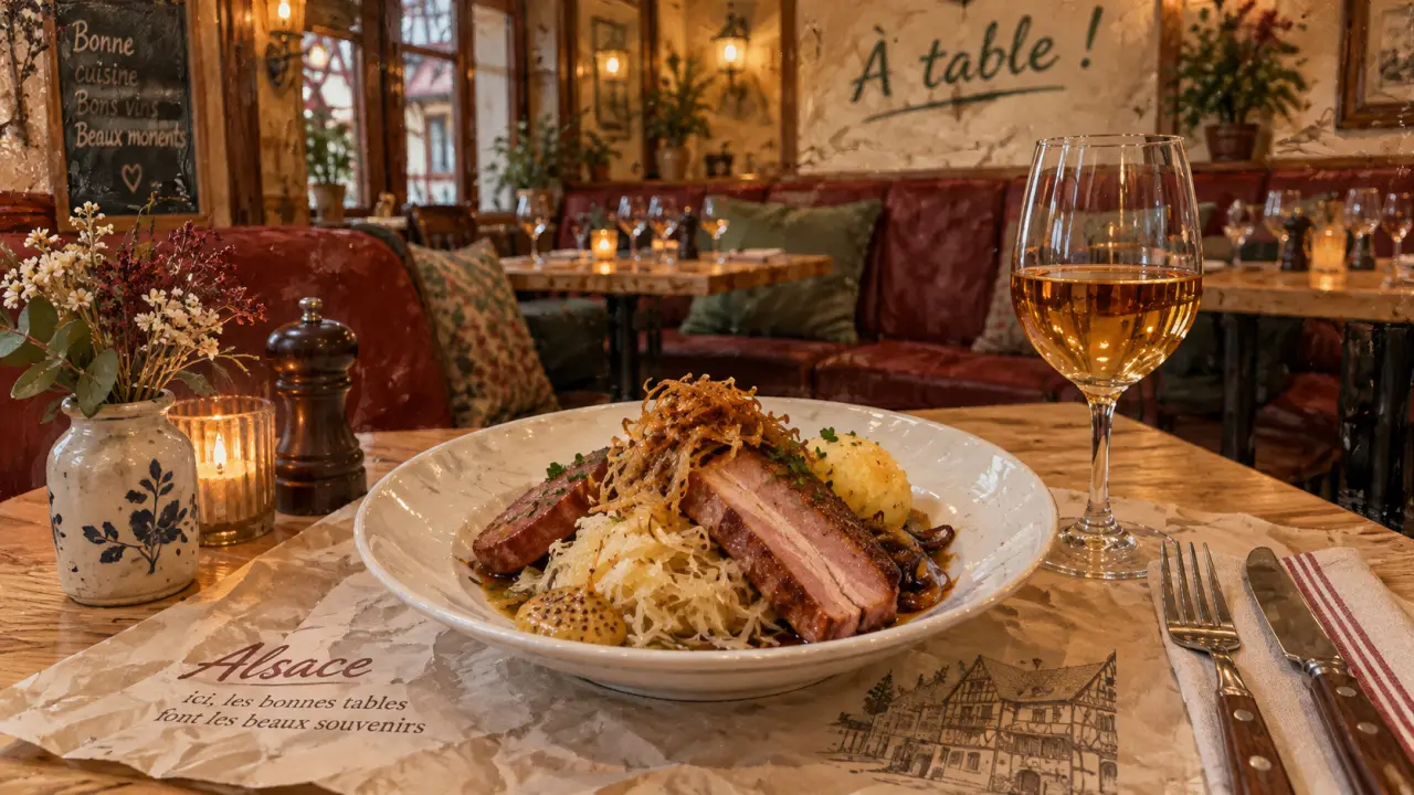 Alsace a table restaurant à Strasbourg, bistrot À table !
