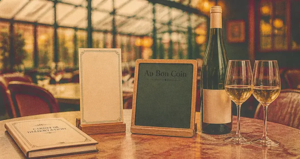 Au bon coin alsace restaurant : vue réservation sur table, Strasbourg ou Wintzenheim