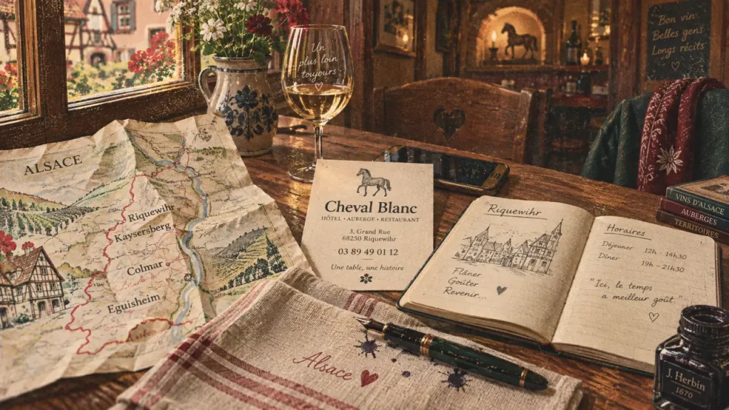Cheval blanc restaurant Alsace : vérifier l’adresse avant de réserver