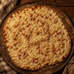 Restaurant à eguisheim alsace : tarte flambée en winstub, verre de Riesling