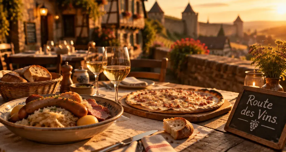 Bergheim alsace restaurant : cuisine alsacienne et terrasse