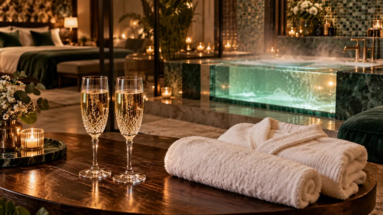 Love room epfig : spa et intimité, champagne et suite romantique