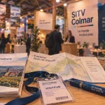 Salon du tourisme alsace 2026 SITV Colmar 2026 : accueil avec brochures et plan