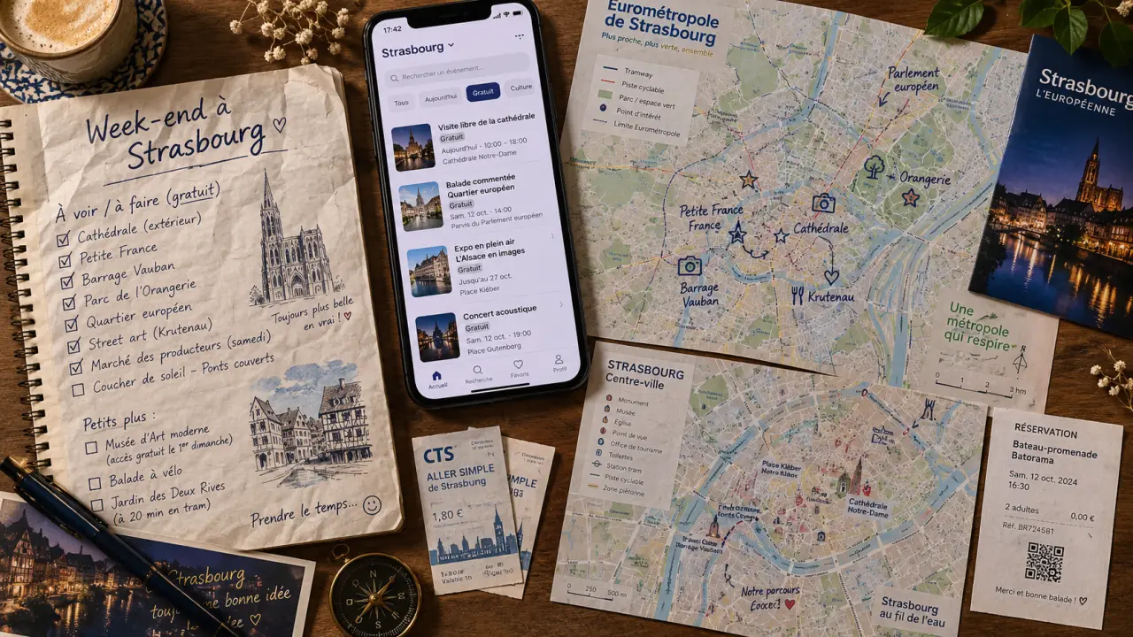 Sortie Strasbourg ce week-end : idées gratuites et budget