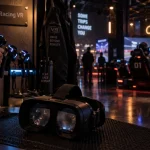 Virtual center strasbourg, centre de réalité virtuelle : casque VR dans un espace VR